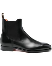 Santoni - Leather Chelsea Boots - Lyst