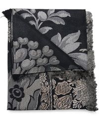 Pierre Louis Mascia - Aloeuw Patterned-Jacquard Frayed Scarf - Lyst
