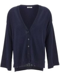Kangra - Cardigan Asymétrique À Col V - Lyst