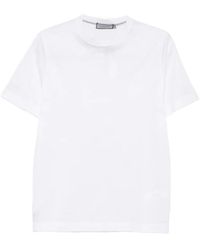 Canali - T-Shirt À Col Rond - Lyst