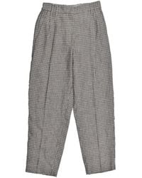 Brunello Cucinelli - Houndstooth-Pattern Tailored Trousers - Lyst