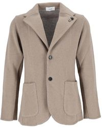 Lardini - Veste En Maille À Revers Crantés - Lyst