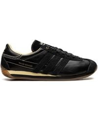 adidas - X Wales Bonner Country "core Black/easy Yellow" Sneakers - Lyst