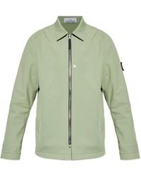 Stone Island - Zip-Front Patch-Pocket Jacket - Lyst