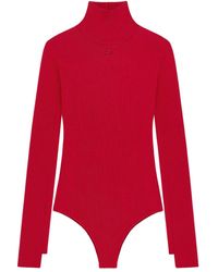 Courreges - Mock-Neck Bodysuit - Lyst
