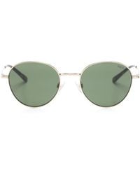 Polo Ralph Lauren - Runde Sonnenbrille mit Logo-Gravur - Lyst