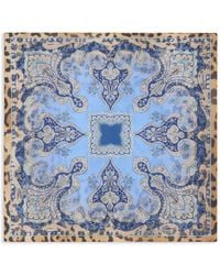 Etro - Animal Paisley-Motif Silk Pocket Square - Lyst
