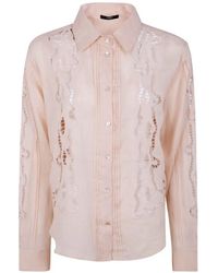 Seventy - Openwork Shirt - Lyst