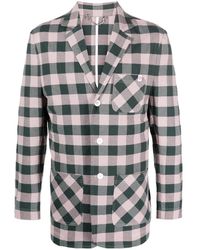 Charles Jeffrey - Blazer Monopetto A Quadri - Lyst