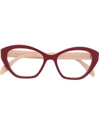 McQueen - Cat-Eye Frame Glasses - Lyst