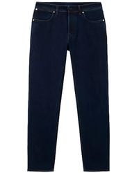 Stone Island - J100005 Denim-Rinsed Regular-Straight-Fit Five-Pocket Jeans - Lyst