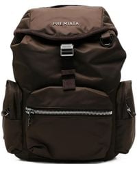 Premiata - Logo-Plaque Buckle-Fastening Backpack - Lyst