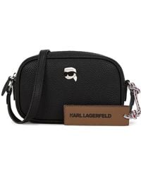 KARL LAGERFELD - Ikon Pebble Kameratasche, Damen, Größe - Lyst