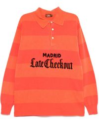 Stain Shade - Embroidered Polo Sweatshirt - Lyst