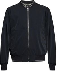 Paul Smith - Bomberjack Met Logoplakkaat En Ritssluiting - Lyst