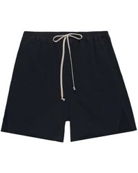 Rick Owens - X Moncler Loose-fit Cotton Shorts - Lyst
