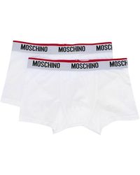 Moschino - モスキーノ ロゴバンド ボクサーパンツ 2枚セット - Lyst
