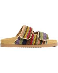 DSquared² - Multicolored Woven Slide Sandals - Lyst