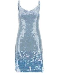 P.A.R.O.S.H. - Iridescent Sequin-Embellished Mini Dress - Lyst