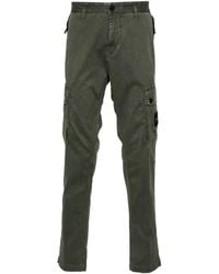 Stone Island - Cotton Cargo Trousers With Pockets - Lyst