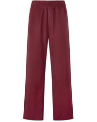 Roberto Cavalli - Virgin Wool Loose-Fit Trousers - Lyst