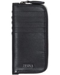 ZEGNA - Leather Card Case - Lyst