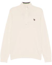 Paul Smith - Zebra-Logo Cotton Sweater - Lyst