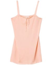 Miu Miu - Silk Mini-Dress - Lyst