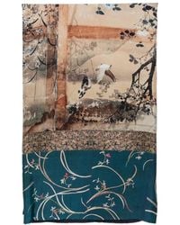 Pierre Louis Mascia - Foulard En Soie À Fleurs - Lyst