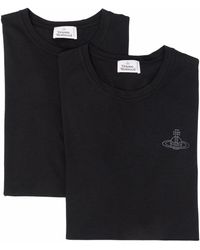 Vivienne Westwood - Set aus zwei T-Shirts mit Logo - Lyst