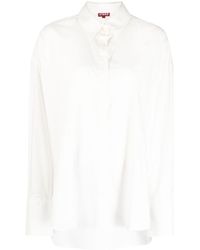 STAUD - Long-sleeve Cotton Shirt - Lyst
