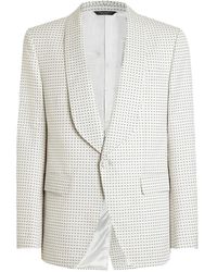 Dolce & Gabbana - Jacquard Dotted Blazer - Lyst