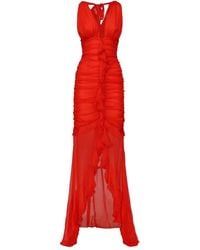 For Love & Lemons - Kayta Silk Dress - Lyst