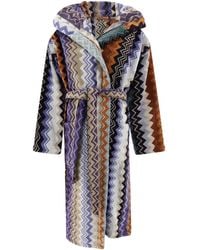 Missoni - Giacomo Belted Hooded Bathrobe - Lyst