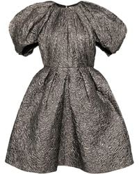 Dice Kayek - Metallic Sheen Mini Dress - Lyst