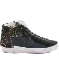 Philippe Model - High-Top-Sneakers mit Leoparden-Print - Lyst