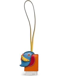 Prada - Leather Mirror Case Pendant - Lyst