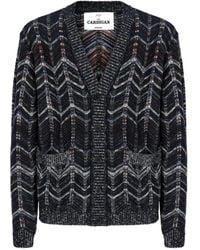 Missoni - Chevron Ribbed-Trim Cardigan - Lyst