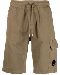 C.P. Company - Drawstring-fastening Bermuda Shorts - Lyst