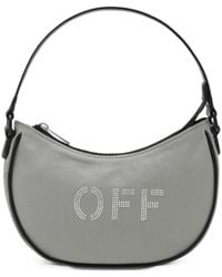 Off-White c/o Virgil Abloh - Embellished-Logo Shoulder Bag - Lyst