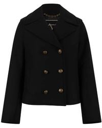 Sealup - Double-Breasted Peacoat Jacket - Lyst