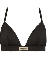 DSquared² - Triangel Bh Met Logo - Lyst