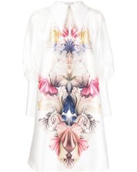 Saiid Kobeisy - Floral-print Piqué Dress - Lyst