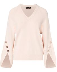 Liu Jo - Pullover Mit Schlitzen - Lyst