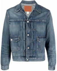 RRL - Chaqueta vaquera con botones y dos bolsillos - Lyst