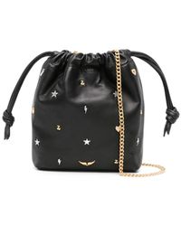 Zadig & Voltaire - Rock To Go Lucky Charm Leather Crossbody Bag - Lyst