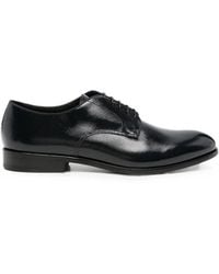 Doucal's - Derbies En Cuir Verni À Lacets - Lyst