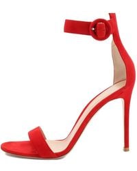 Gianvito Rossi - Portofino Buckle-Strap Sandals - Lyst