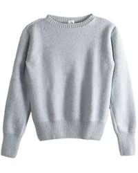 Baserange - Pull En Maille Nervurée - Lyst