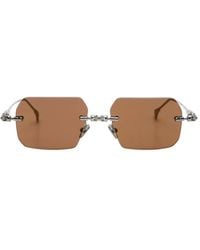 Kuboraum - Rimless Rectangle Sunglasses - Lyst